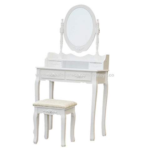 China2017 New Design Luxurious Bedroom Solid Wooden Dressing Table With Drawers W08h071 On Global Sources