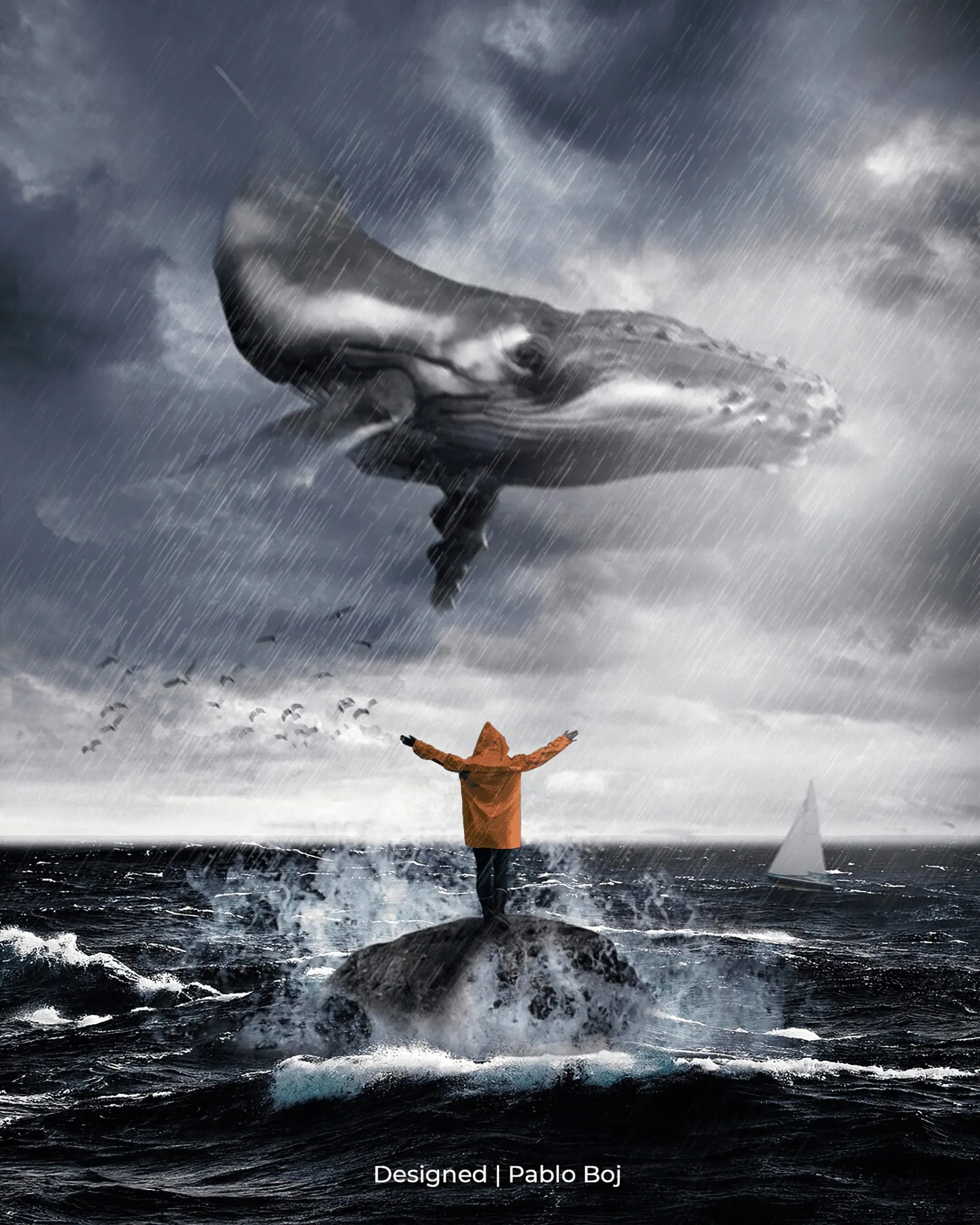 diseño mar ballena - Pablo Boj