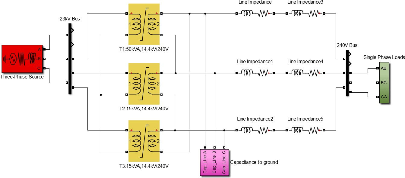 A Study On Intermittent Ground Faults On Floating Wye Delta Connected