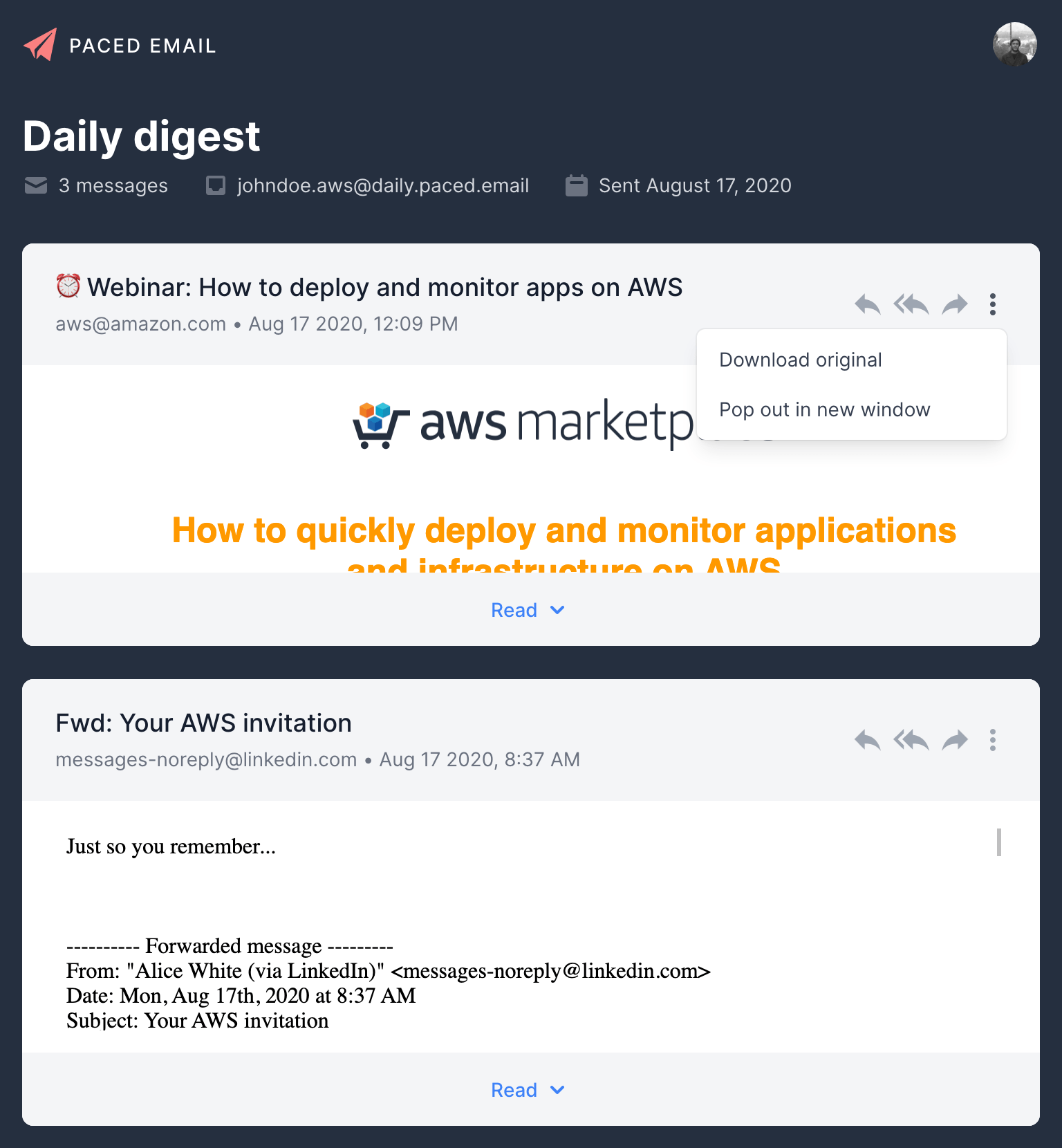 Browser Extensions Paced Email - Light Background Collection - Retina Quality