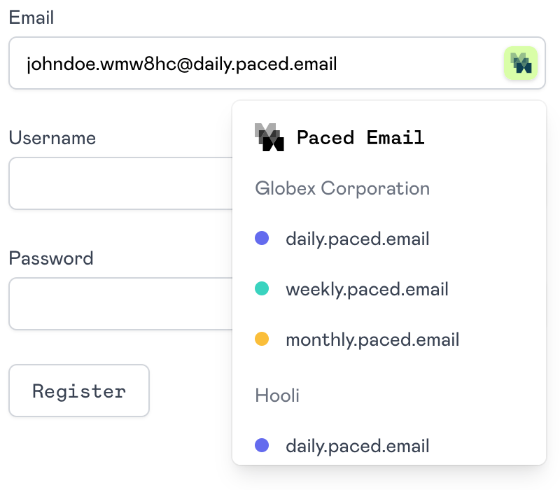 Browser Extensions Paced Email - Premium Minimal Design Gallery - 8K