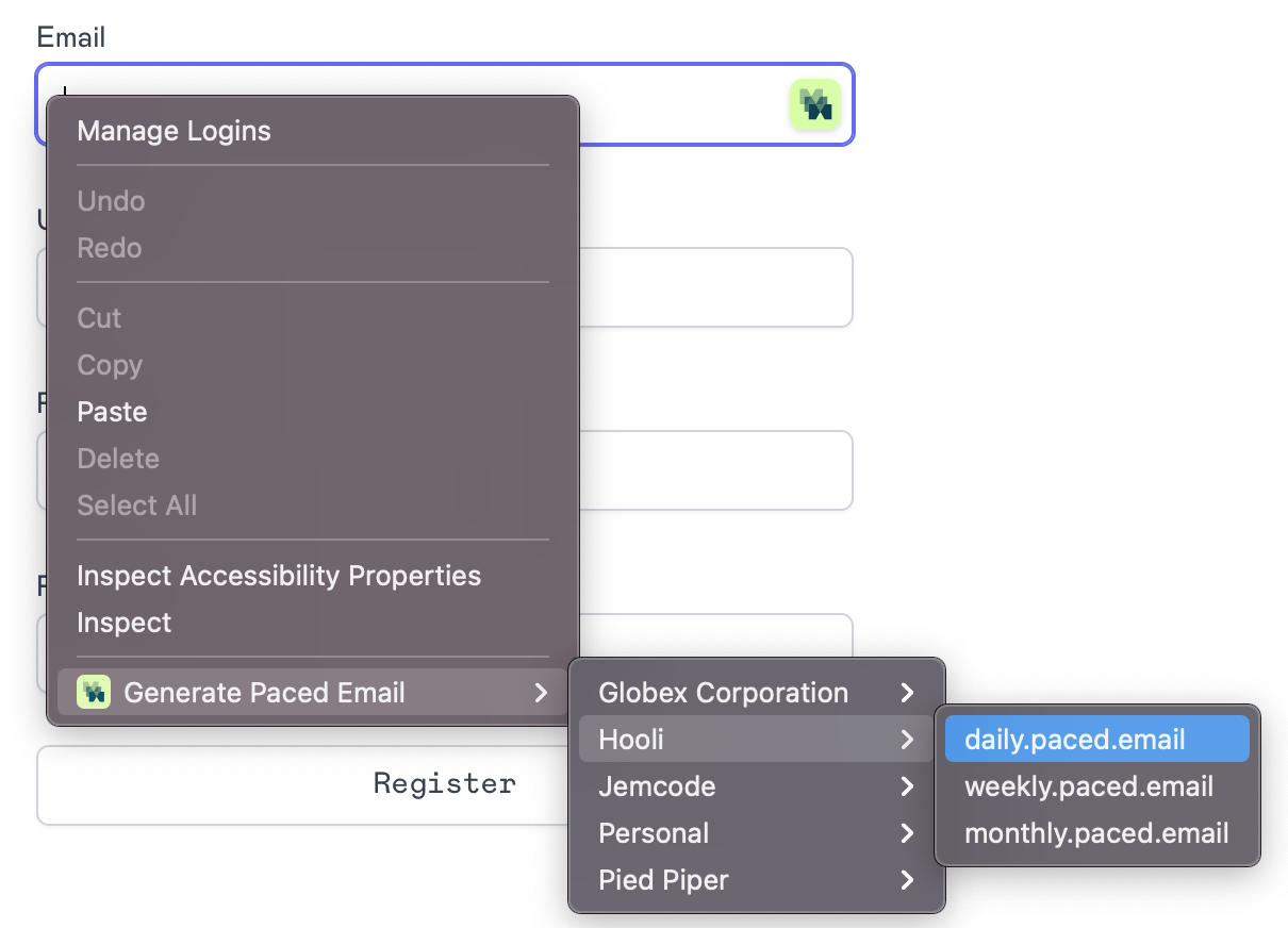 Browser Extensions Paced Email - Dark Image Collection - High Resolution Quality