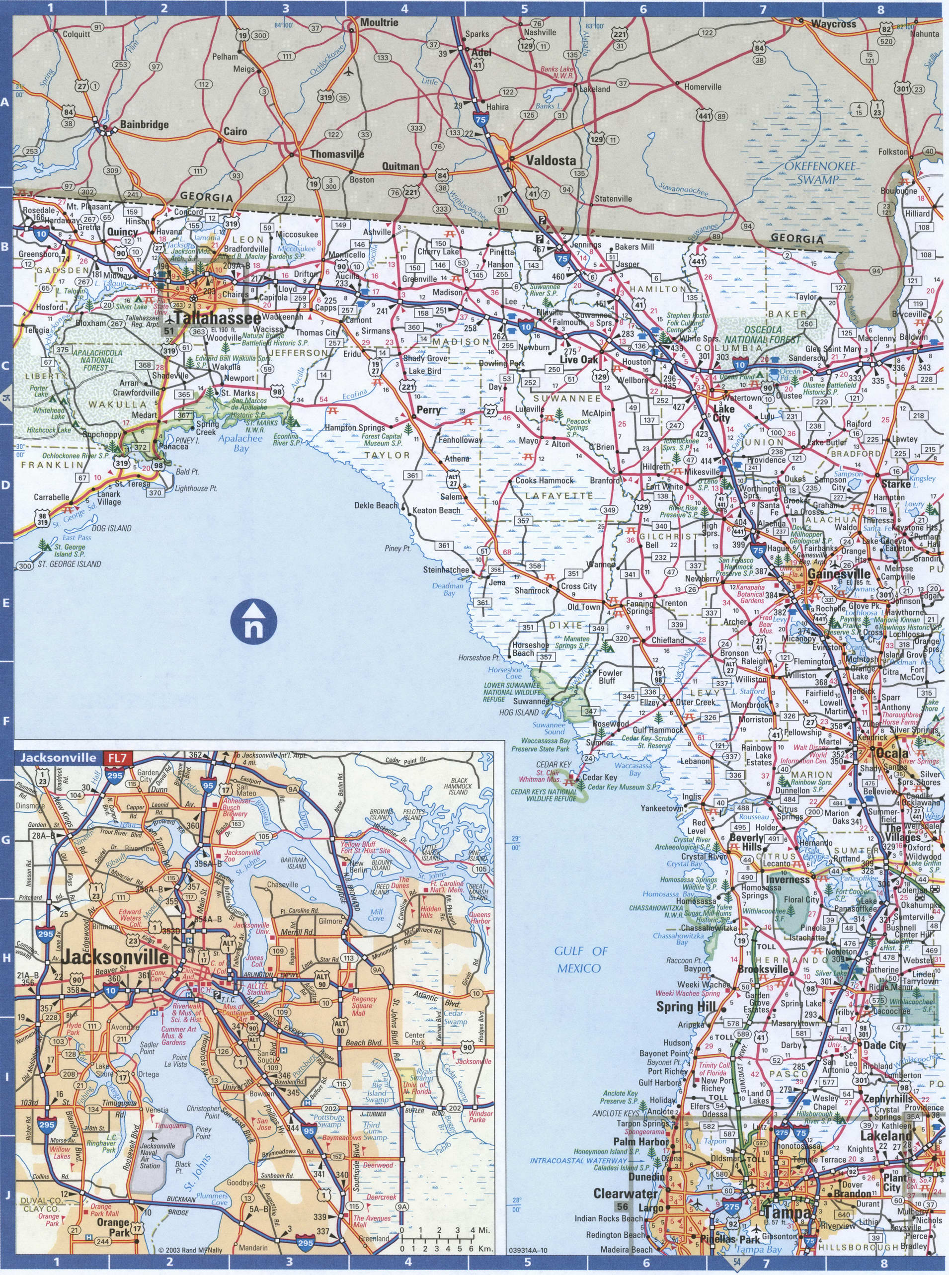 Map Of Florida 52BCR.