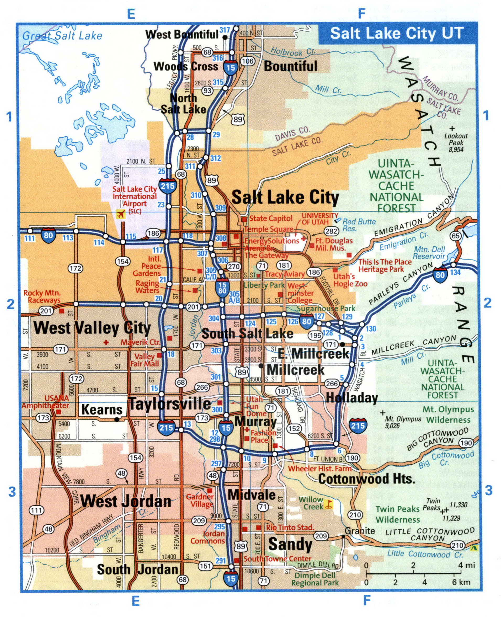 Salt Lake City To Orange County 120AA.