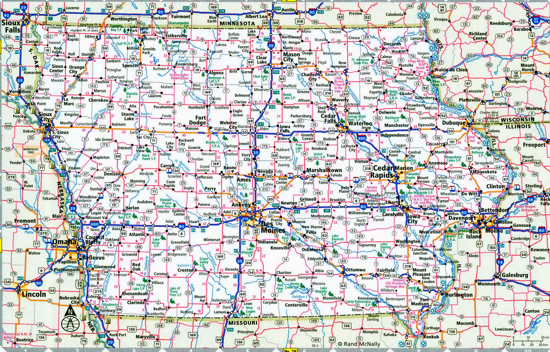 Iowa Road Maps At Donna Willey Blog.