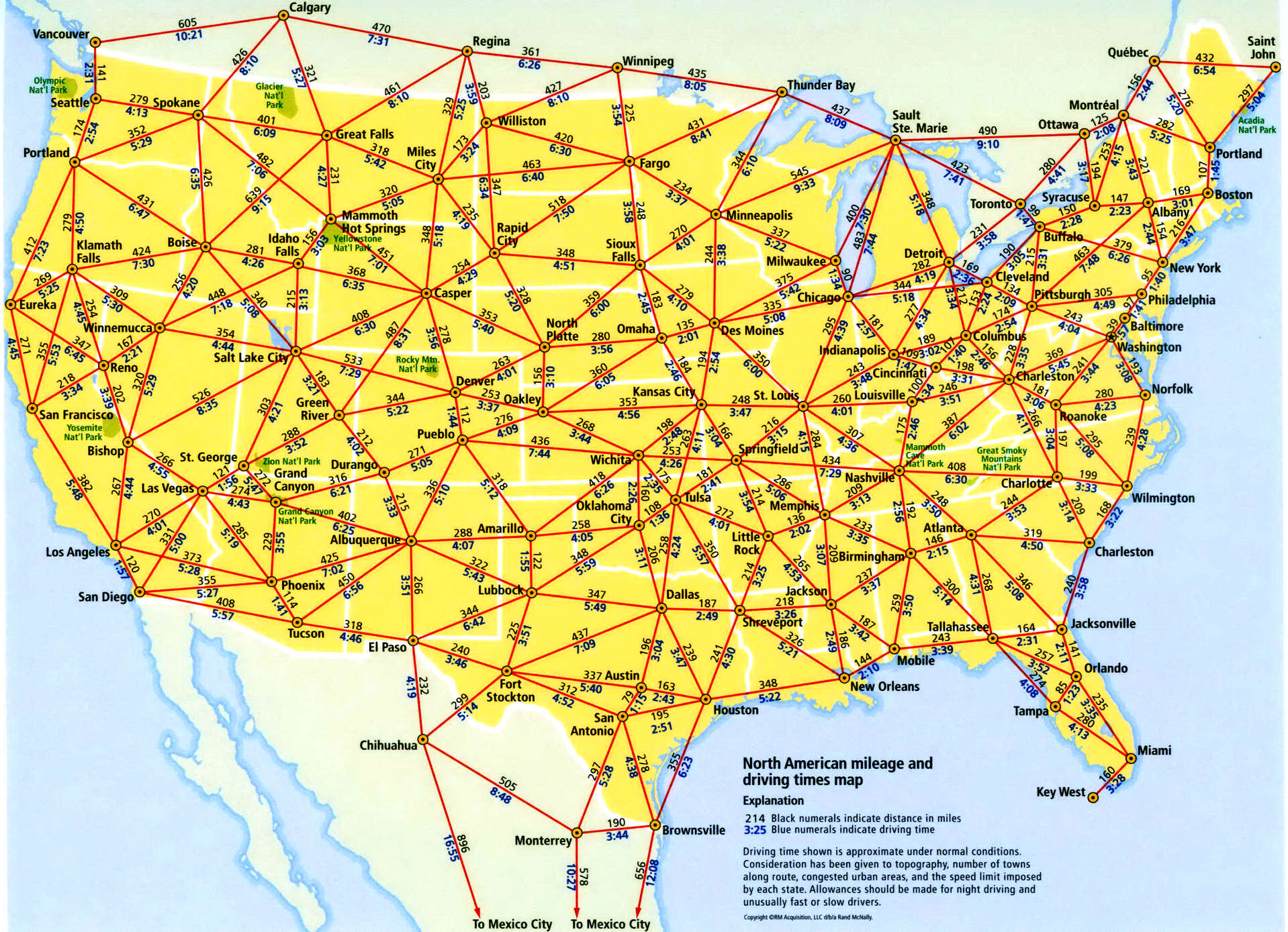 Interstate Highway USA Detailed Road Map United State America US 83 