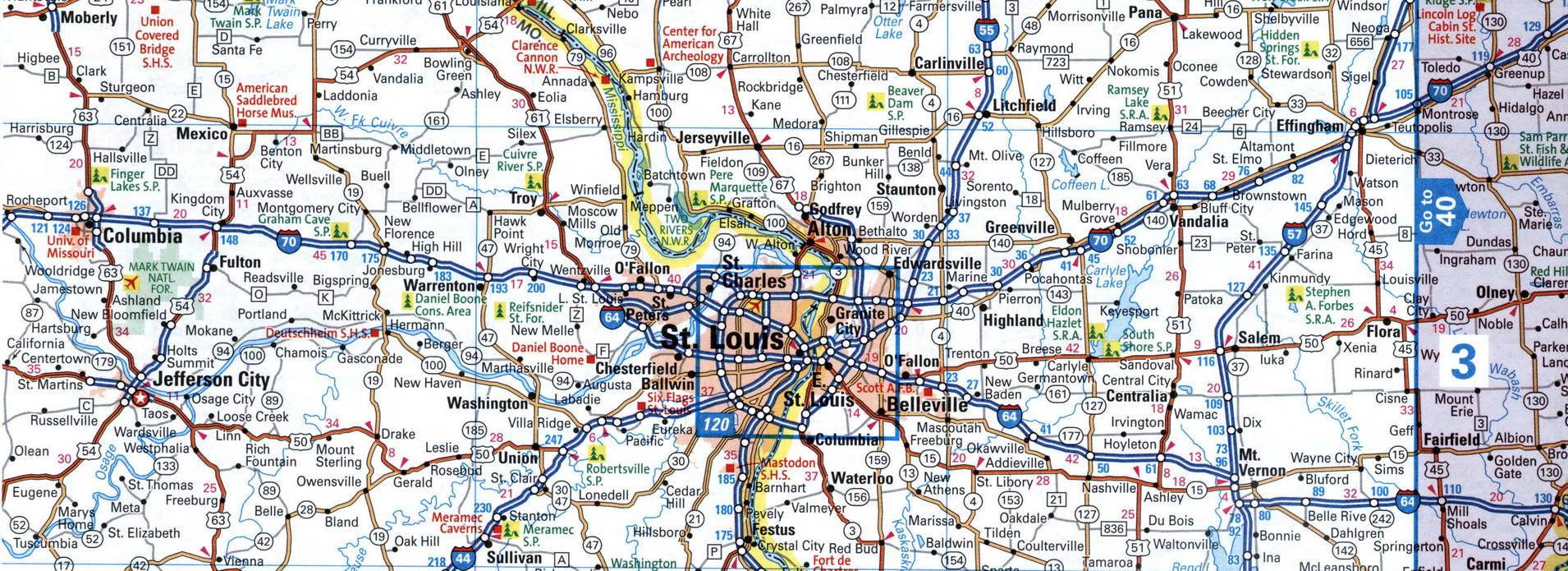 Map Of I 70 Interstate Highway Via Utah Ohio Maryland Interchange And I70 39 