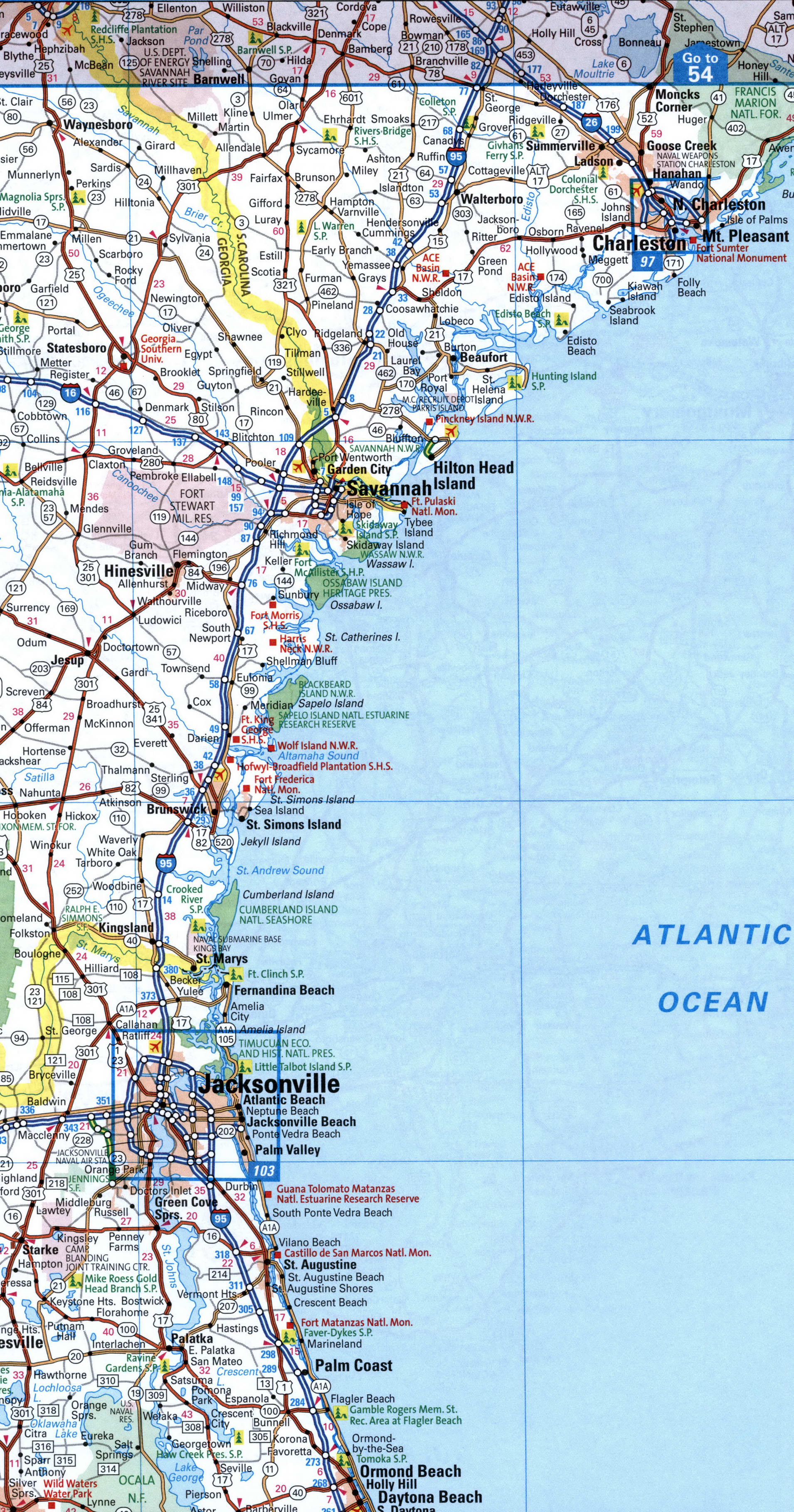 Map Of Exits On I 95 Maine I95 66 
