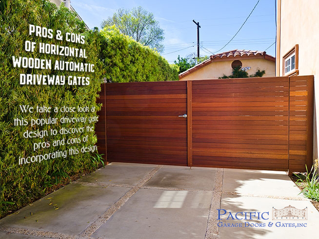 Pros And Cons Of Horizontal Wood Driveway Gates