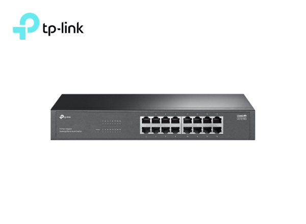 TP-Link LS1016G 16-Port Gigabit Desktop/Rackmount Switch | T38