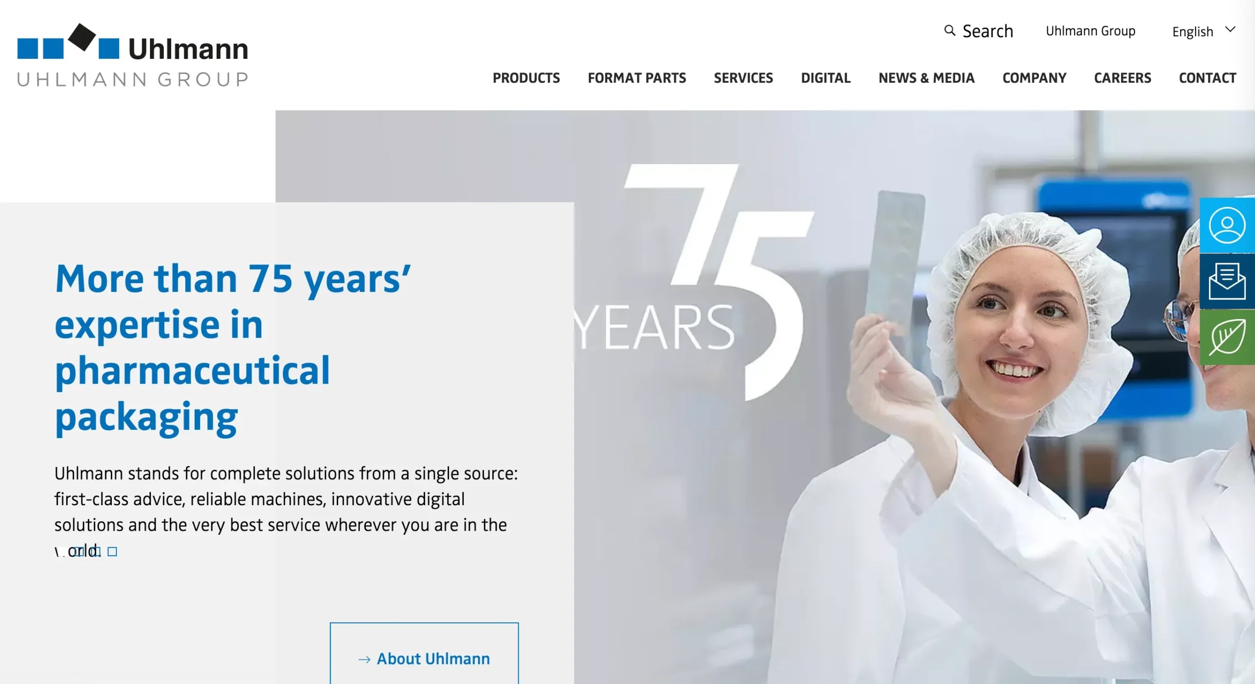 Uhlmann Group website