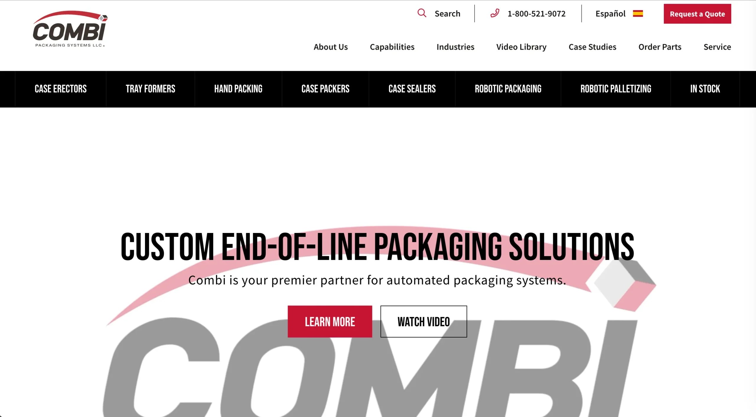 Combi packaging systems website