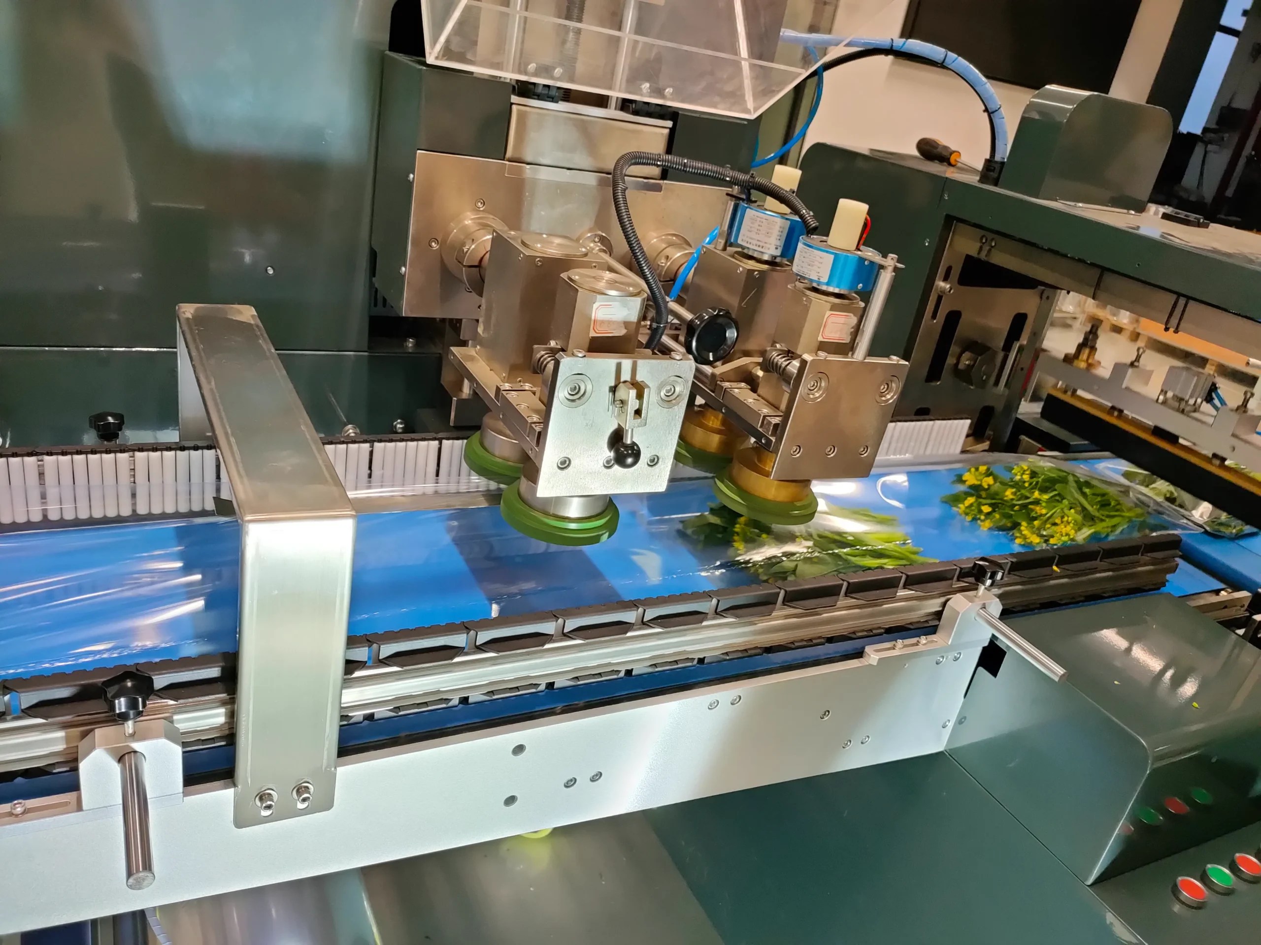 vegetable flow wrapping