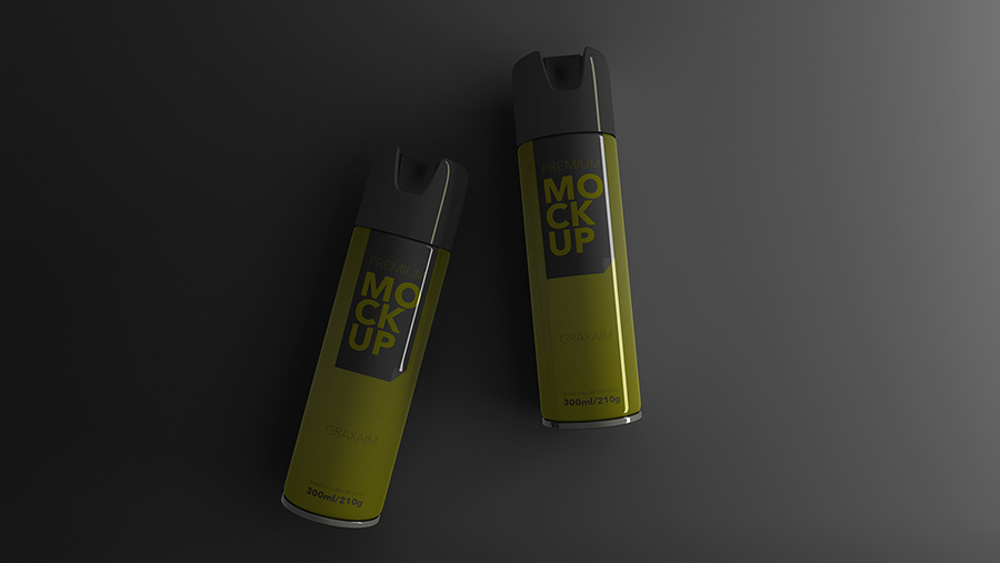 Packreate » Spray Packaging Mockup