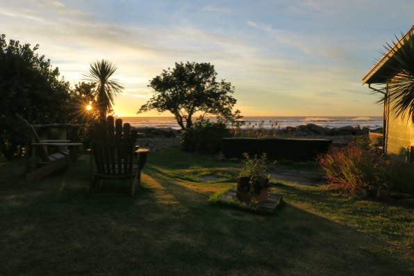 Sunset as viewed from the hostel
