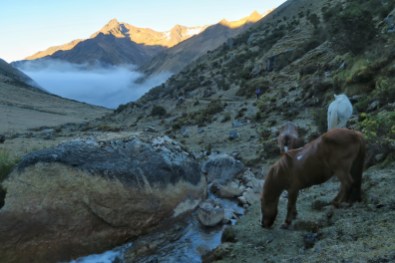 The first moments of the sunrise