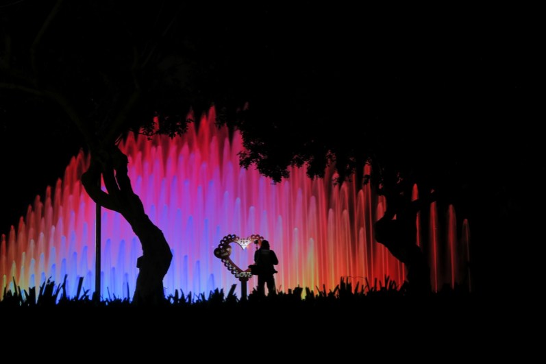 The magic fountains in Lima