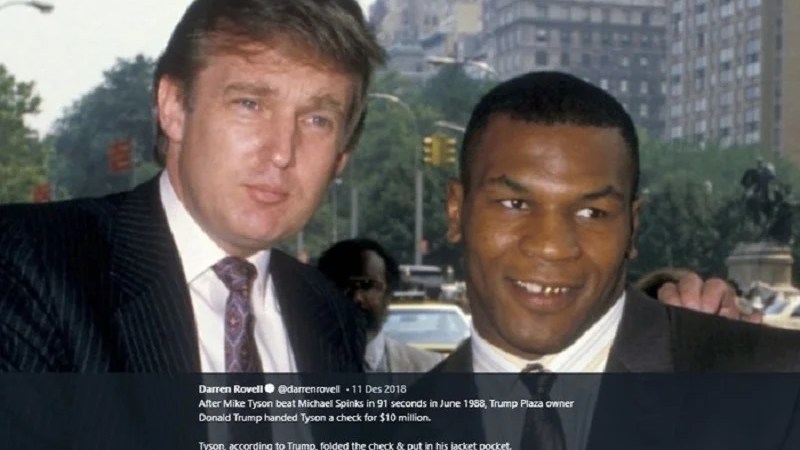 Berita viral terbaru: Mike Tyson melabrak Donald Trump