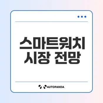 스마트워치 시장의 미래는 어디로 가나
