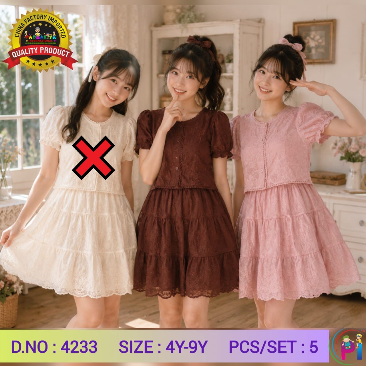 SUMMER FANCY GIRLS FROCKS