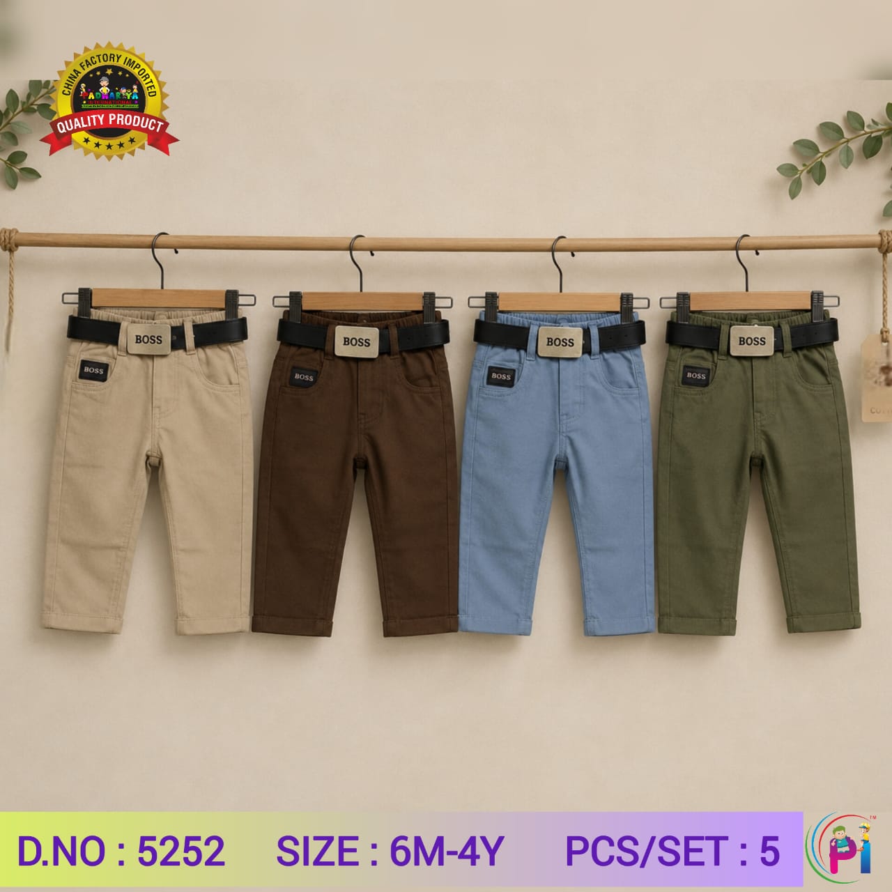 IMPORTED COTTON PANTS