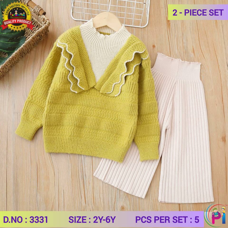 FANCY WOOLEN PENT SET