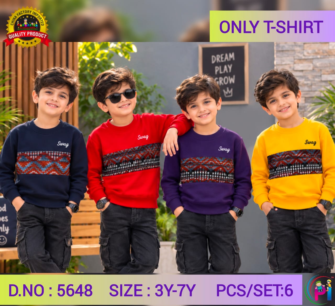 FANCY LONG SLEEVE T-SHIRT