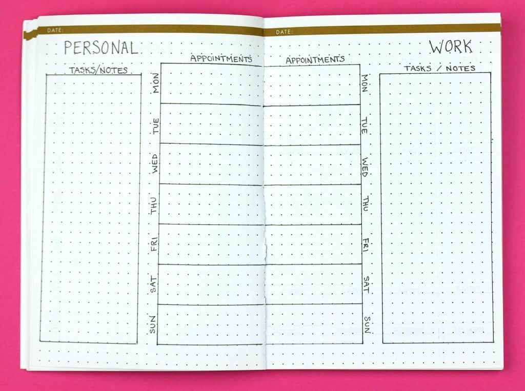 10 Weekly Bullet Journal Layouts To Kickstart Your Productivity Page Flutter