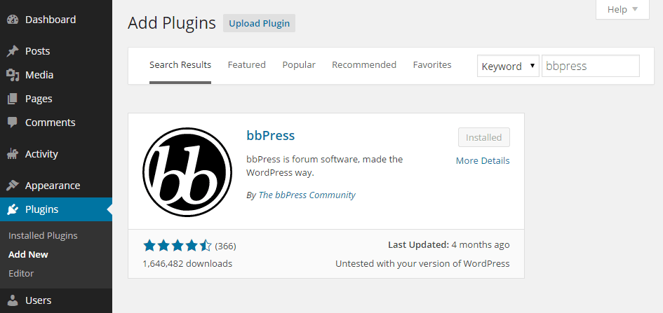 There is no way we could talk about discussion forums in wordpress and not look at bbpress. Add Discussion Forums To Wordpress With Bbpress