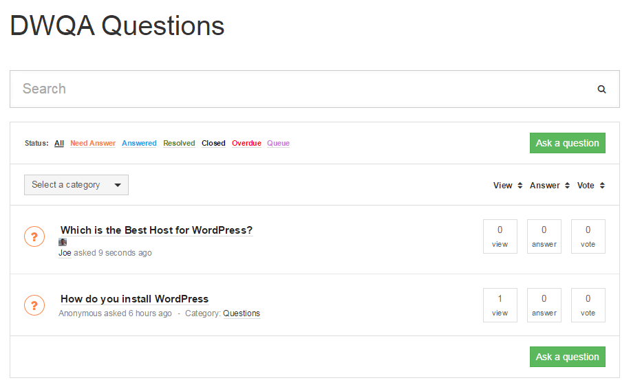 Free and premium plans sales crm software. Creating A Q A Page With Dw Question And Answer Plugin