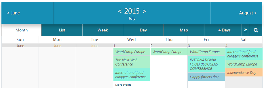 It has all of the core features and settings to start filling up your calendar with appointments. How To Publish A Calendar Of Events On Your Wordpress Site