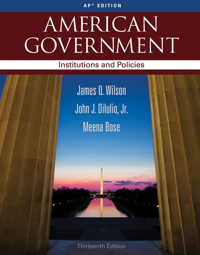 Ap Government And Politics Textbook Pdf Buy American Government 14th edition 9781285195094 by James Q.