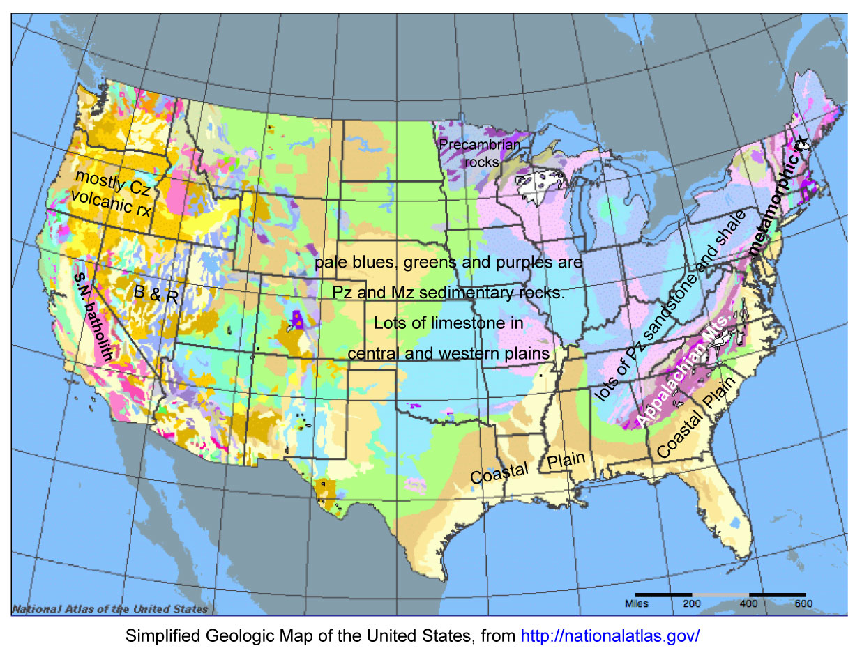 Unearthing America A Geological Treasure Map 