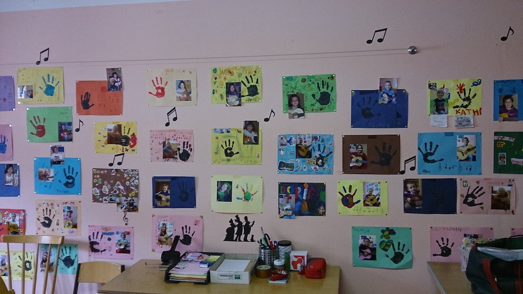 Das Gitarrezimmer ist bereit