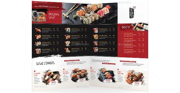 9 Indesign Menu Templates Free And Premium Pagination Com