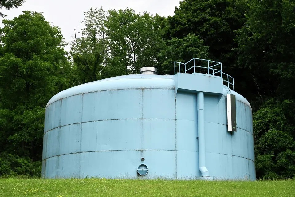 Water infrastructure and pipes in Troy, New York