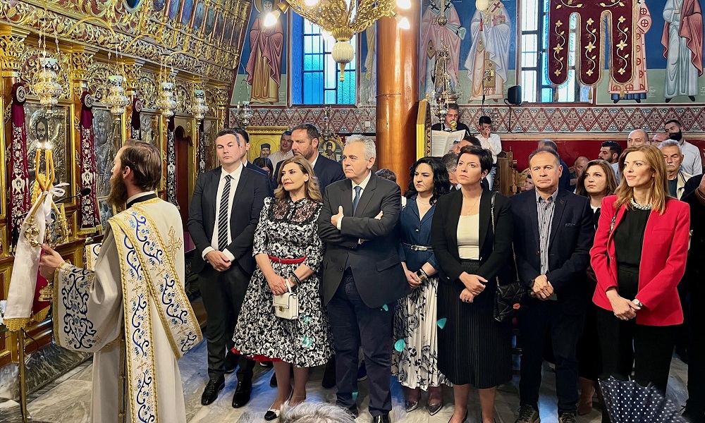 ΣΤΙΣ ΕΚΔΗΛΩΣΕΙΣ ΓΙΑ ΤΗ ΖΩΟΔΟΧΟ ΠΗΓΗ ΣΤΟ ΑΡΓΥΡΟΠΟΥΛΙ O Μ. ΧΑΡΑΚΟΠΟΥΛΟΣ