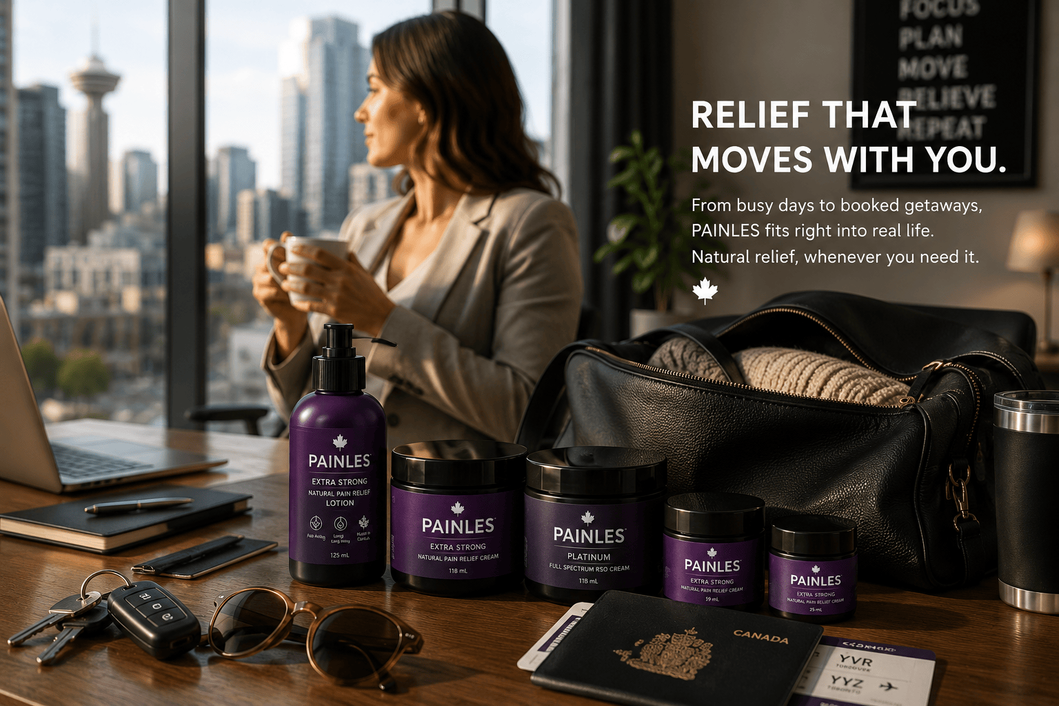 Painles wellness and Canadian brand story