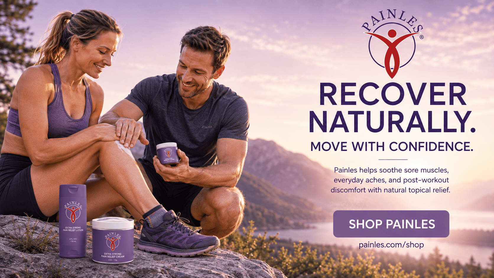 Painles before and after workout care
