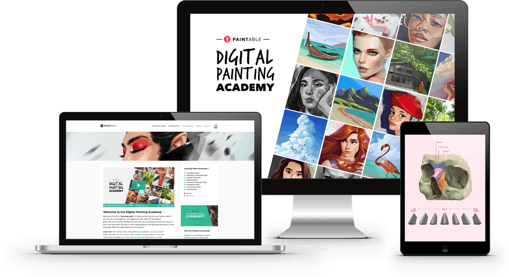 Digital camera, which captures and stores digital images. Digital Painting Academy Learn The Art Of Digital Painting Paintable