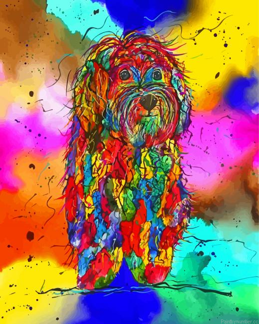 Cockapoo Abstract Painting By Numberss.png