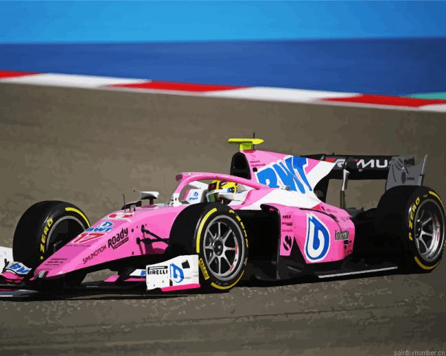 F2 Racing Car Paint by Number Kit