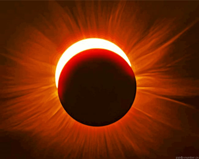 Solar Eclipse Rays Painting By Numbers.png