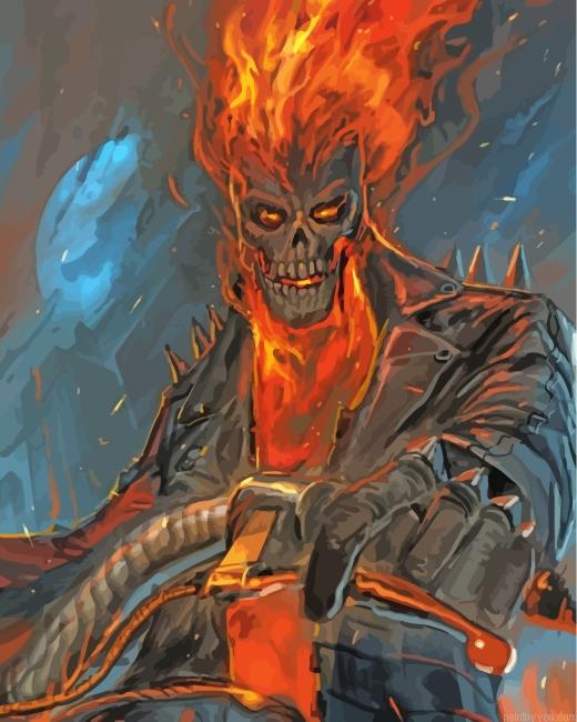Ghost Rider Skull Paint By Number.jpeg