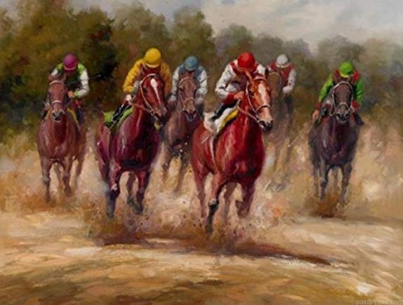 Horse Racing Animals Color By Numbers.jpeg