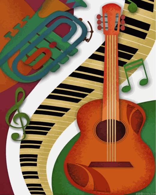 Musical Instruments Paint By Number.jpeg