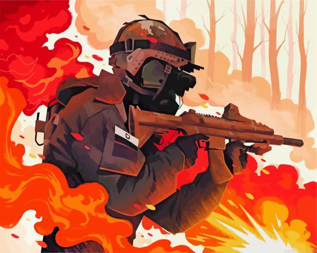 Soldier In War Paint By Number.jpeg