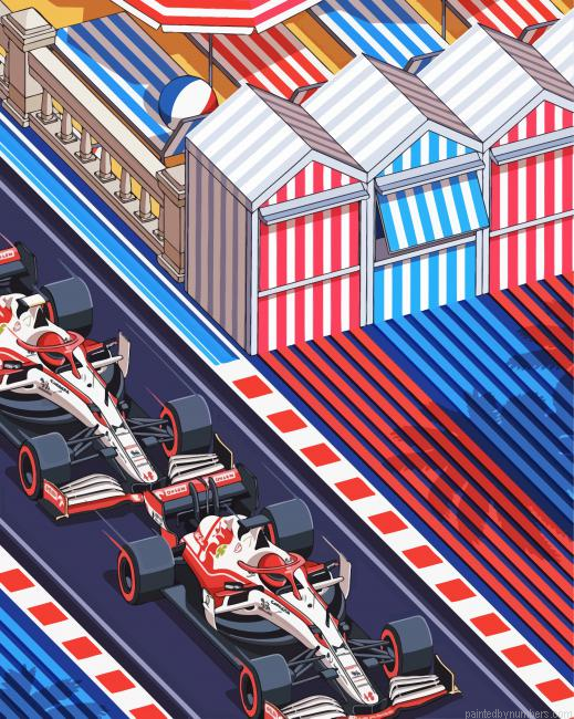 Alfa Romeo Grand Racing Paint by Numbers Kit