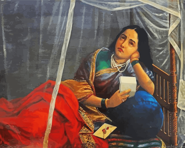Disappointed By Raja Ravi Varma Paint by Numbers Kit