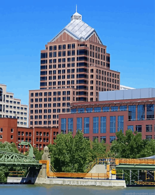 Legacy Tower In Rochester Paint by Numbers Kit